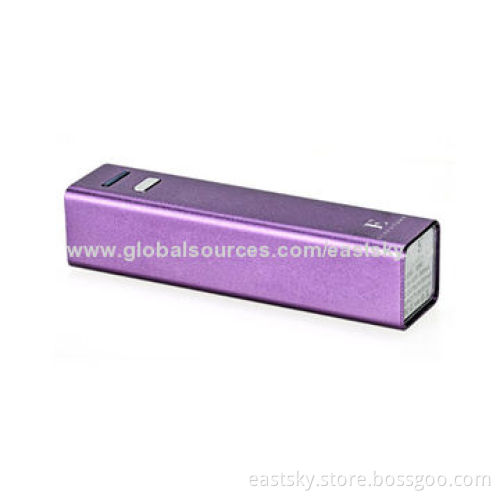 2800mAh Universal Aluminum Charger with 5V/1A OutputNew